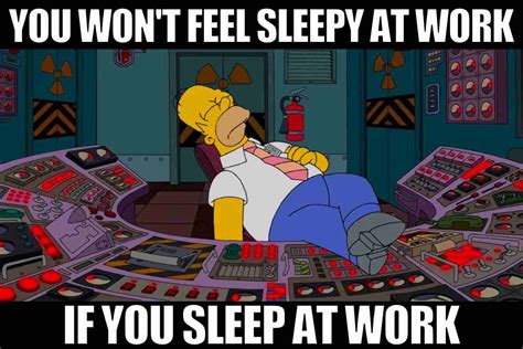 sleep at work meme